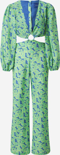 Résumé Jumpsuit 'MARTARS' en azul / verde / caña, Vista del producto