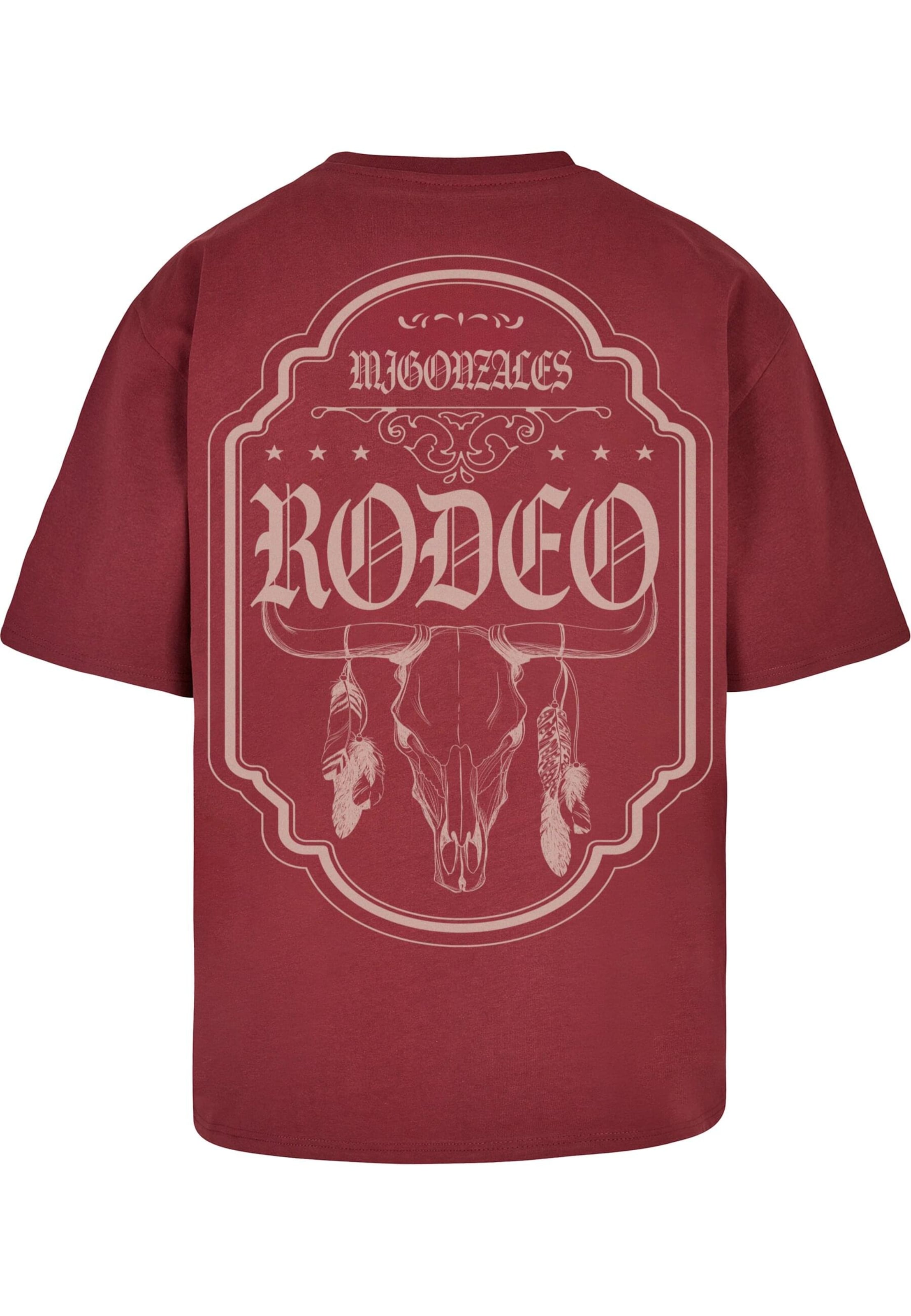 sarkans MJ Gonzales T-Krekls 'Western Bones'