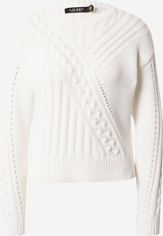 Lauren Ralph Lauren Pullover  'JOZEEVA' in Weiß: predná strana