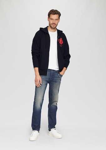Veste de survêtement s.Oliver en bleu : devant