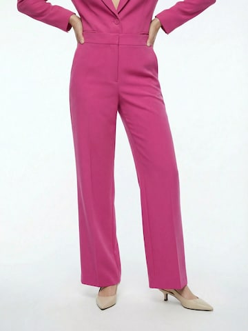 Guido Maria Kretschmer Women Широкий Брюки со складками 'Jana' в Ярко-розовый: спереди