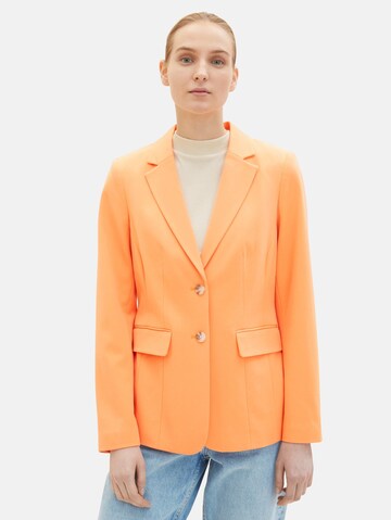 Blazer TOM TAILOR en orange : devant