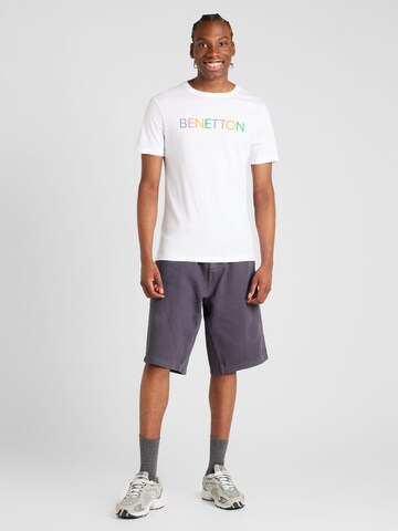 UNITED COLORS OF BENETTON Shirt in Wit