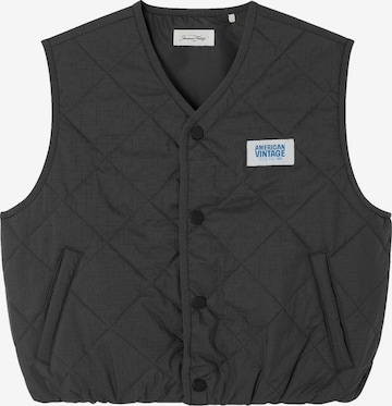 AMERICAN VINTAGE Weste 'YUPIBAM' in Grau: Vorderseite