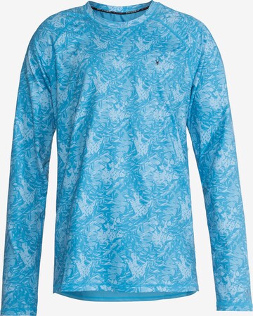 Spyder Functioneel shirt in Blauw: voorkant