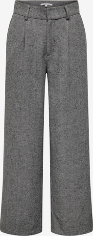 ONLY Pleat-front trousers 'CORA' in Grey: front