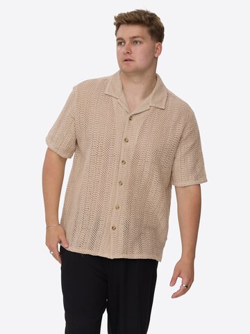 Dxnmxrk Shirt 'DXFouad' in Beige: Vorderseite