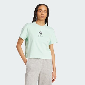 ADIDAS PERFORMANCE Shirt 'MERCEDES - AMG PETRONAS FORMULA ONE TEAM' in Grün: Vorderseite
