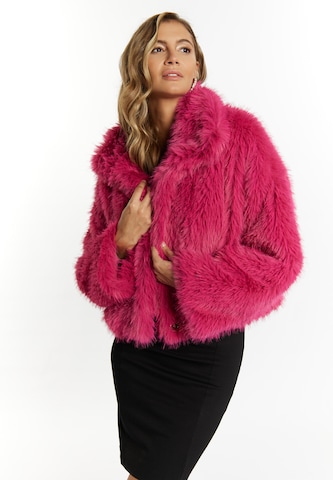faina Зимняя куртка в Ярко-розовый: спереди