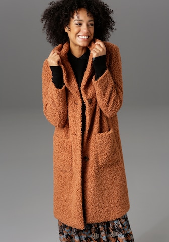 Aniston CASUAL Winter Coat in Brown: front