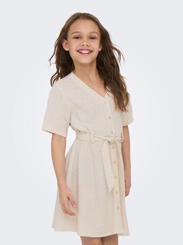 ONLY GIRLS Jurk 'KOGSiesta' in Beige: voorkant