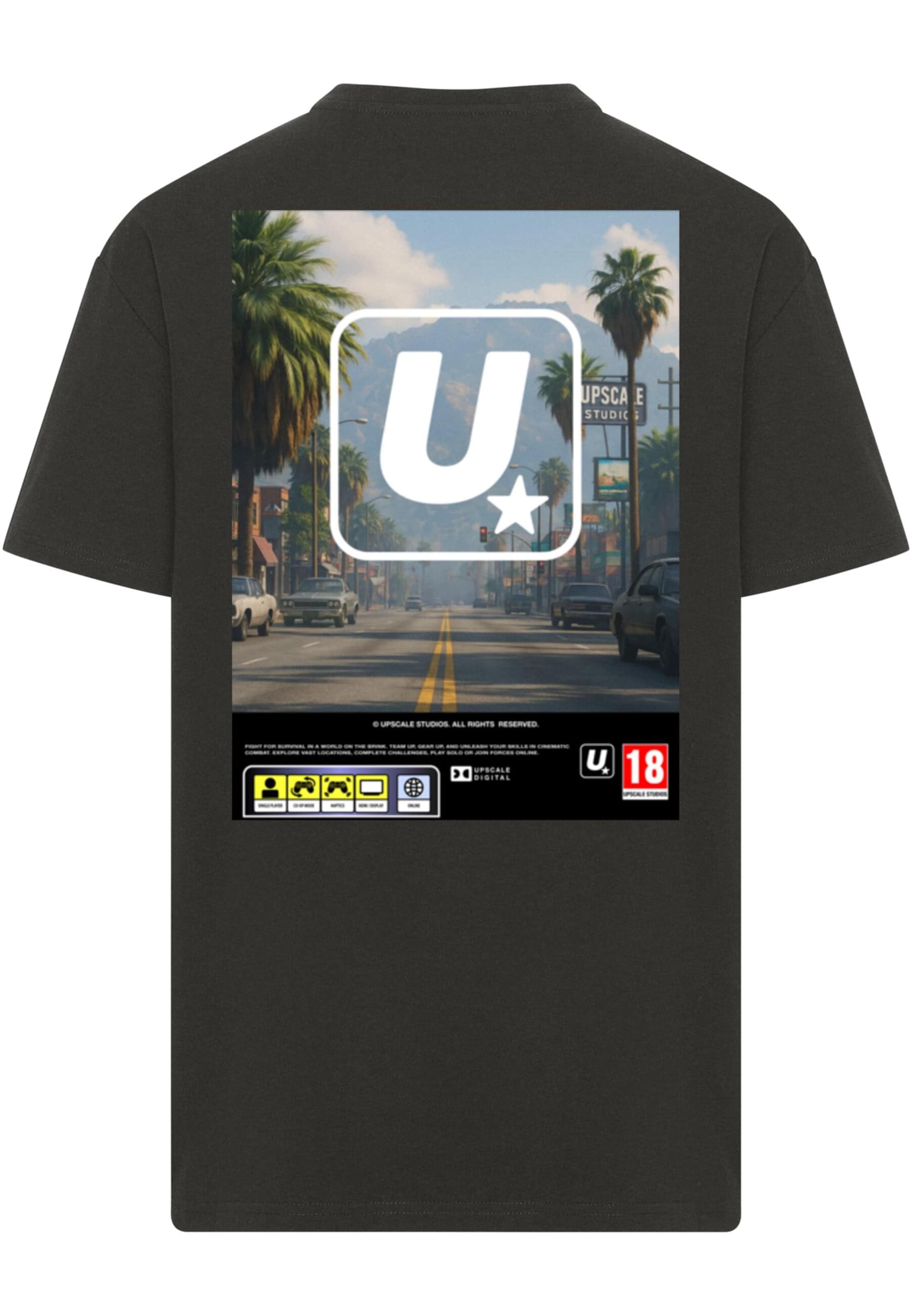T-Shirt 'UpCity' MT Upscale en noir