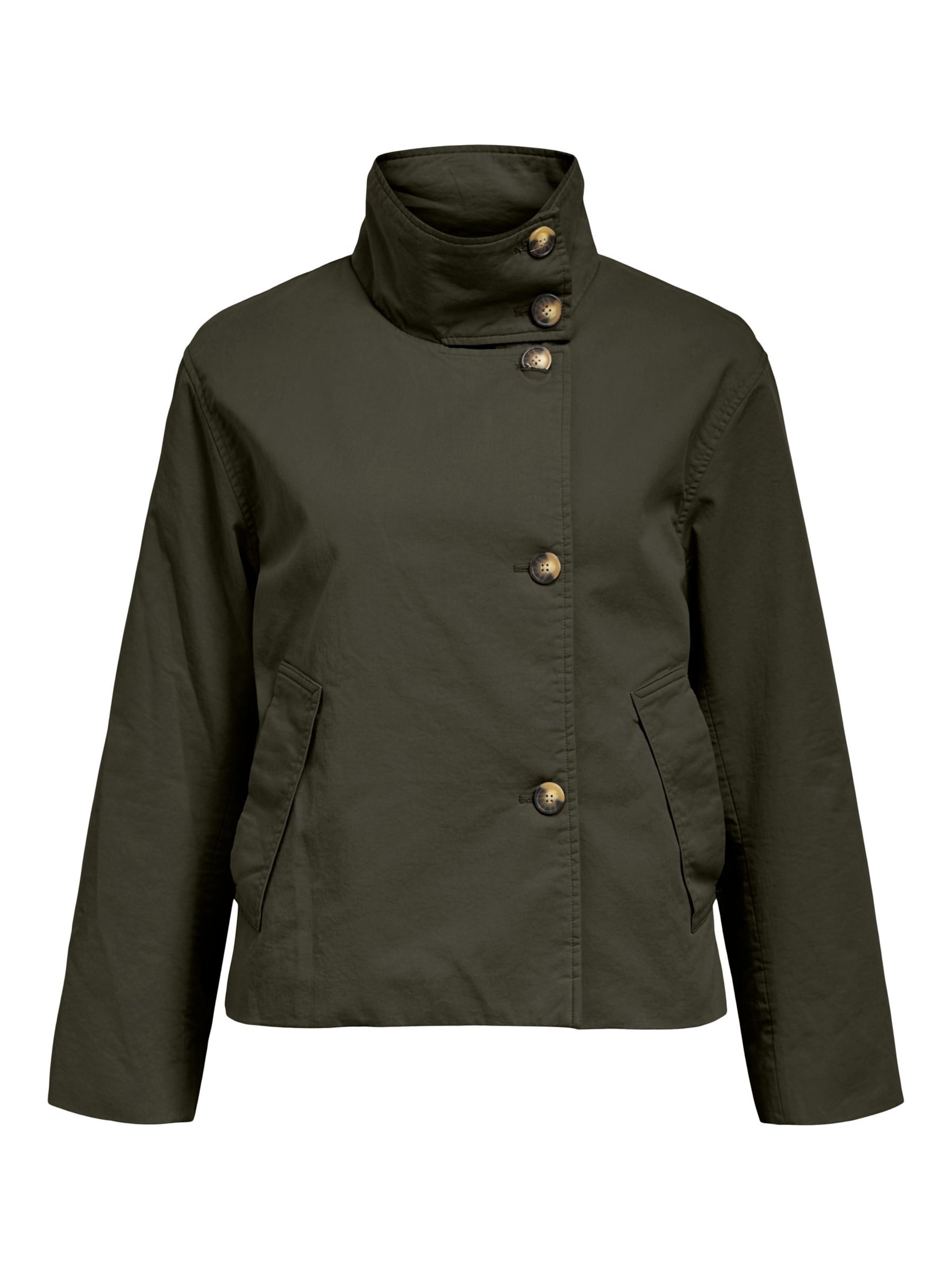OBJECT Jacke 'OBJGro' in dunkelgrün, Produktansicht