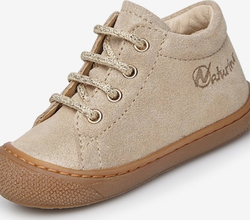 NATURINO Trainers 'COCOON ZIP' in Beige: front