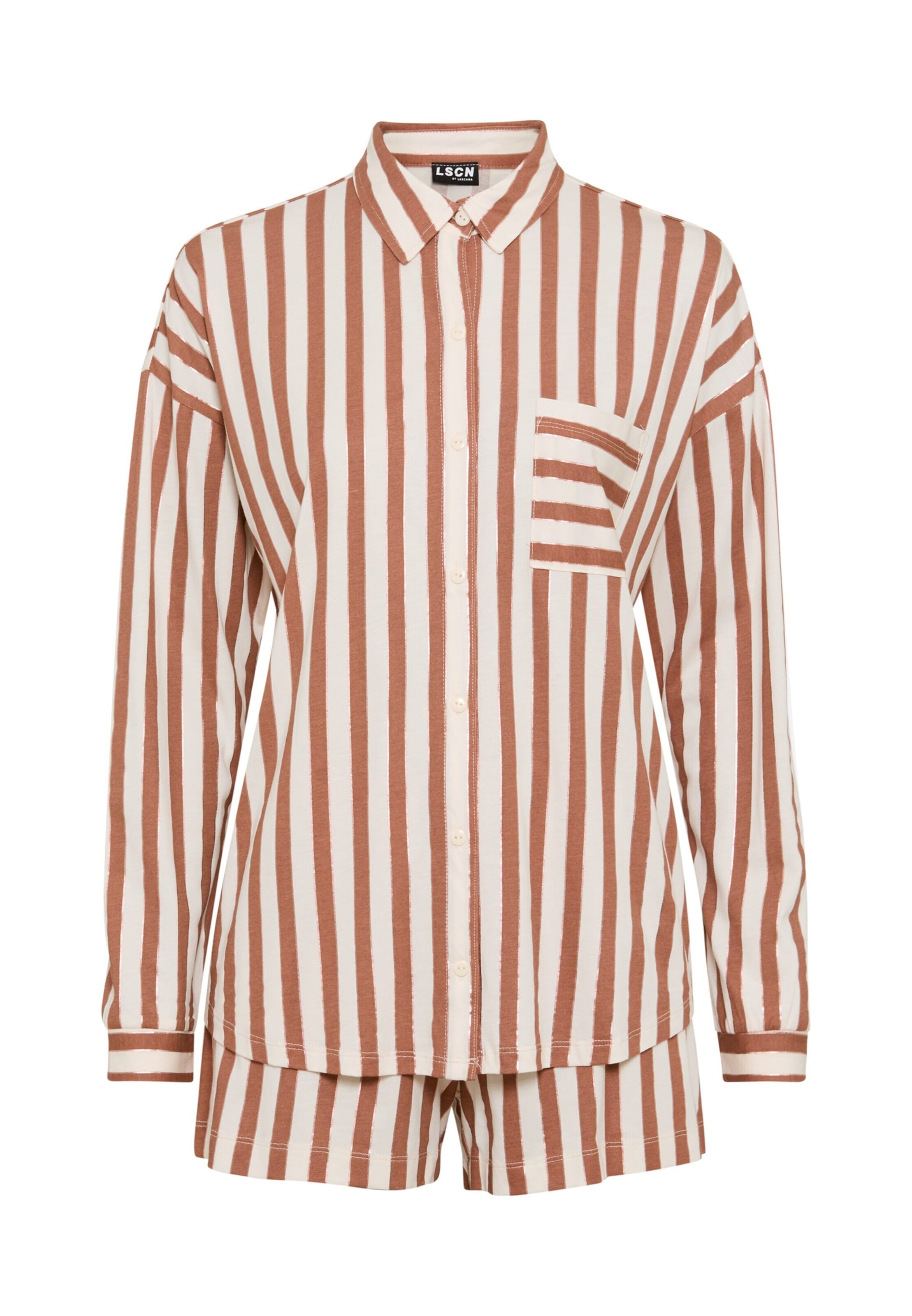 LSCN by LASCANA Szorty w kolorze brązowy: przód