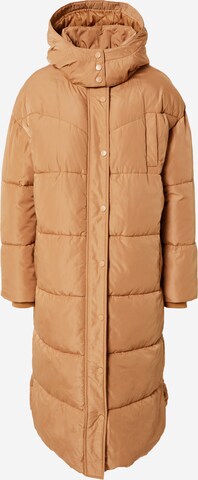 Manteau d’hiver 'EDITTE' NÜMPH en marron : devant