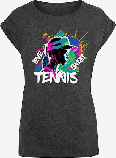 Maglietta 'Tennis Love, Sweat' Merchcode di colore blu scuro / antracite / nero / bianco, Visualizzazione prodotti