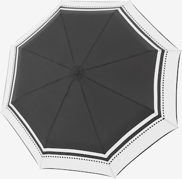 Doppler Manufaktur Paraplu 'Classic Carbonstahl' in Zwart: voorkant