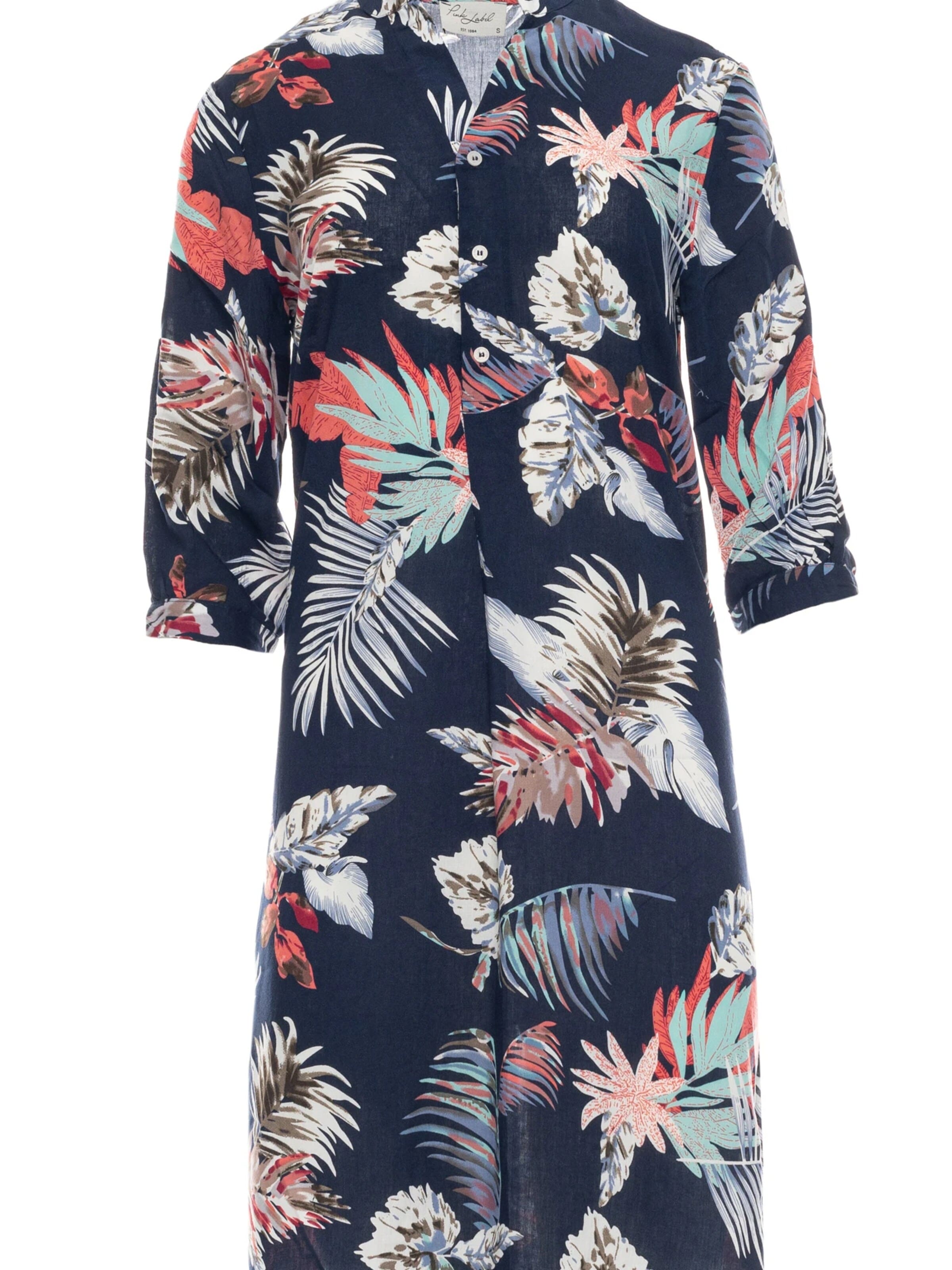Pink Label Zomerjurk 'BEACHWEAR TROPICAL' in Blauw