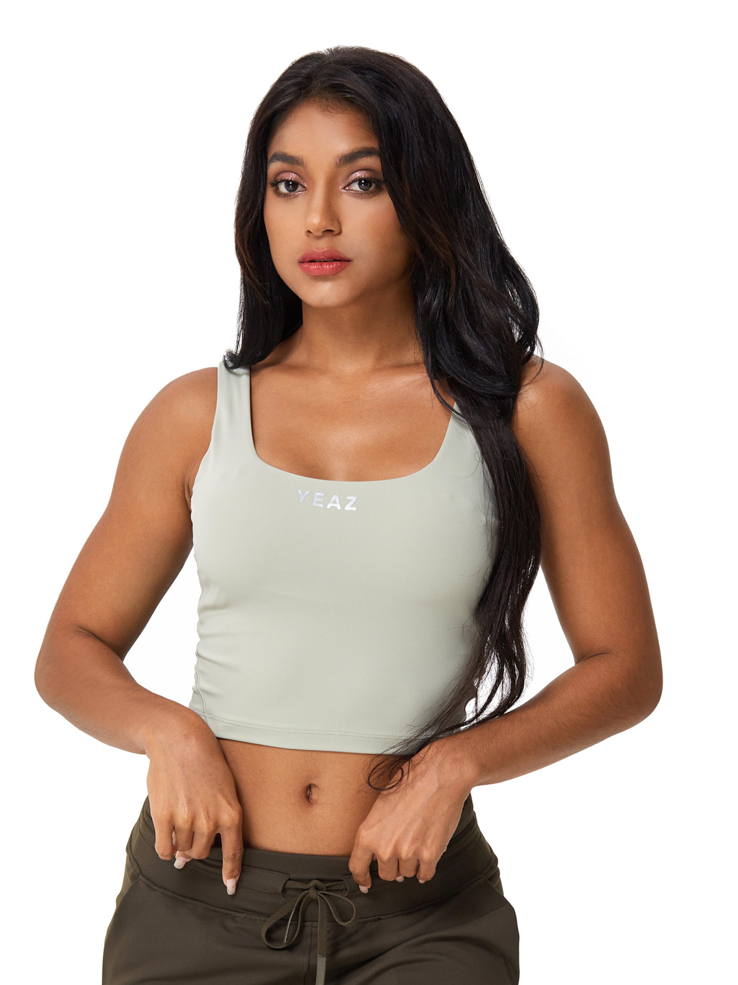 žalia YEAZ Biustjė Sportinė liemenėlė 'Today': priekis