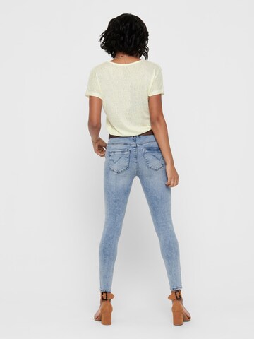 Skinny Jean 'Paola' ONLY en bleu