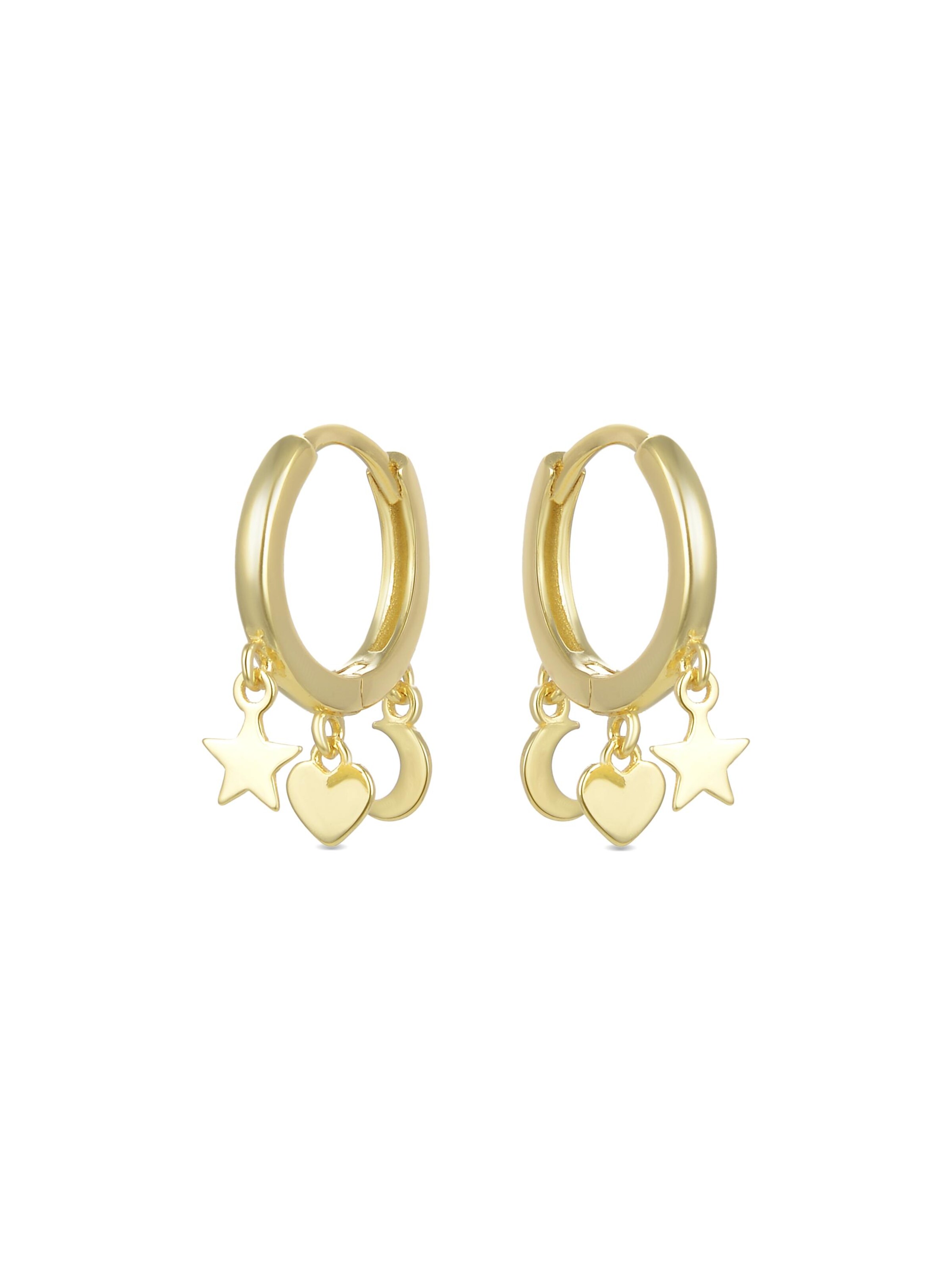 Luxenter Earrings 'Zaccus' in Gold