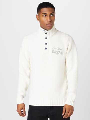 Gaastra Sweater 'Meta' in White: front