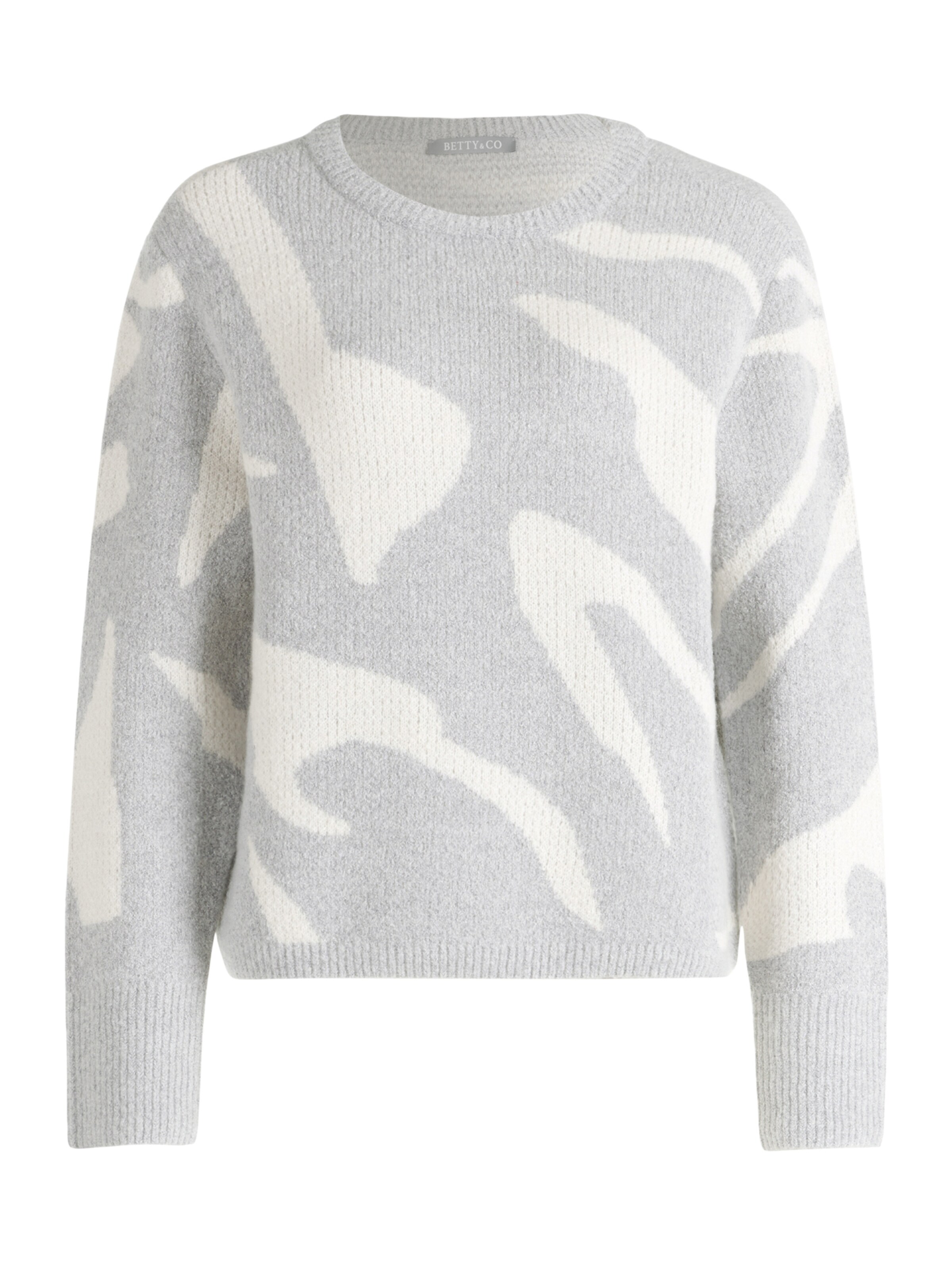 Pull-over Betty & Co en gris : devant
