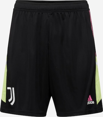 ADIDAS SPORTSWEAR Regular Workout Pants 'Juventus Condivo 22 ' in Black: front