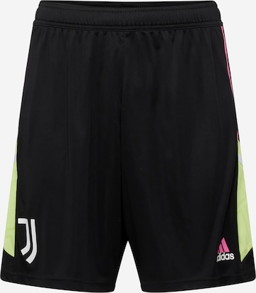 ADIDAS SPORTSWEAR Štandardný strih Športové nohavice 'Juventus Condivo 22 ' - Čierna: predná strana