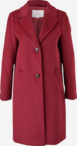 Manteau mi-saison s.Oliver en rouge : devant