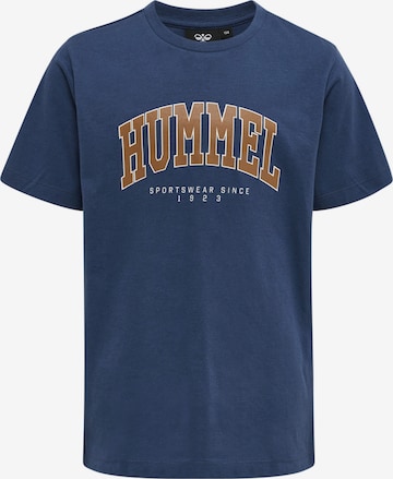 Hummel Shirt in Blauw: voorkant