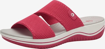 JANA Mules in Pink: front