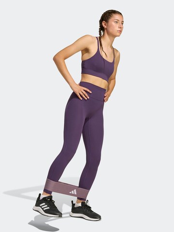 ADIDAS PERFORMANCE Bustier Sport bh 'ALL ME' in Lila: voorkant