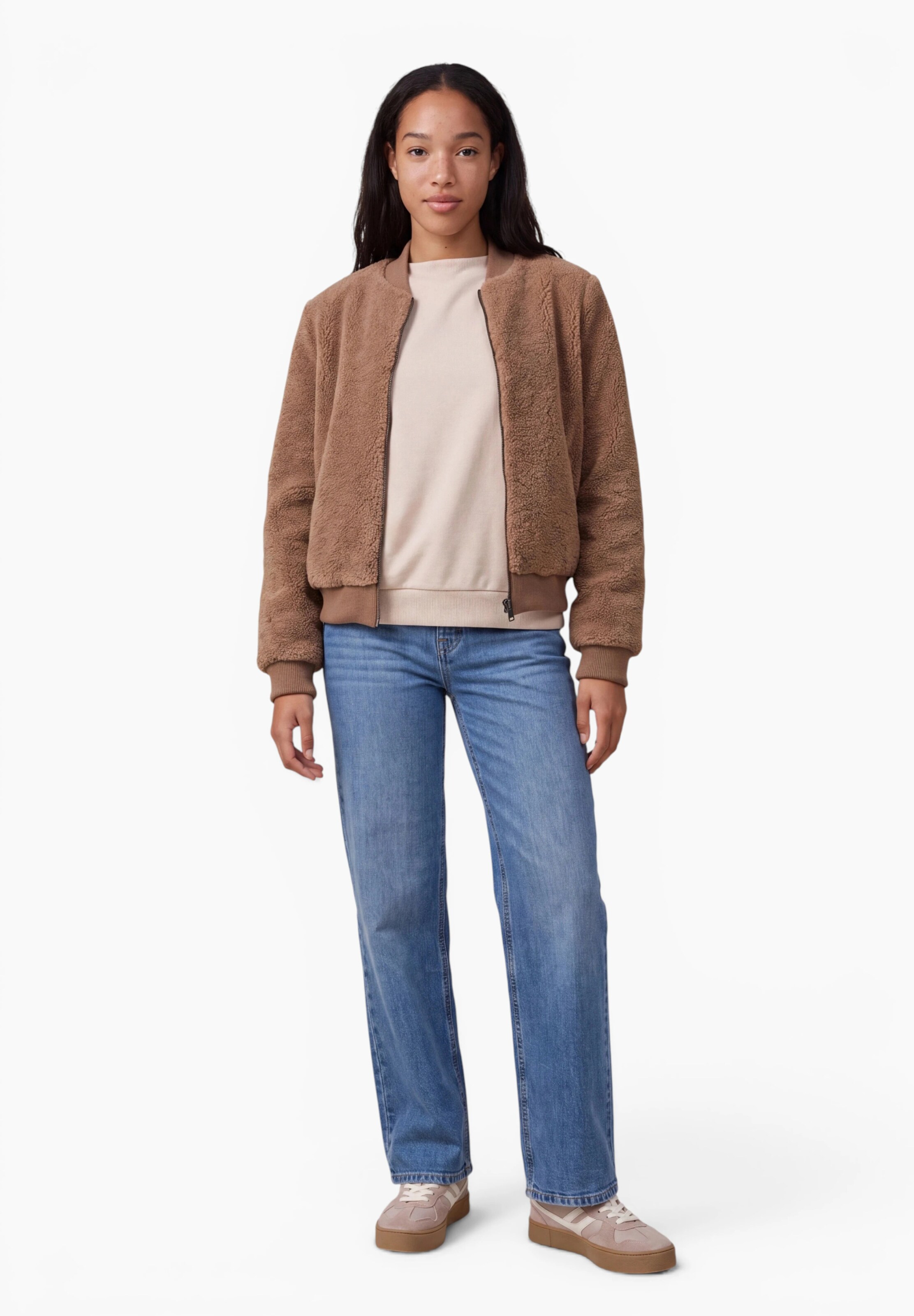 Street One Studio Between-Season Jacket in Brown