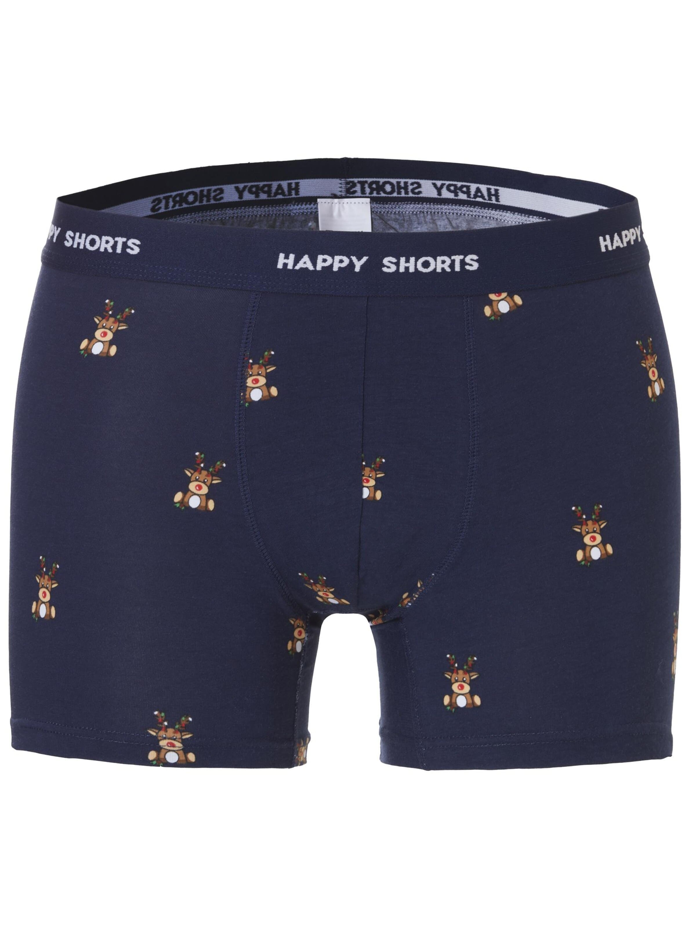 Boxers 'Christmas' Happy Shorts en bleu