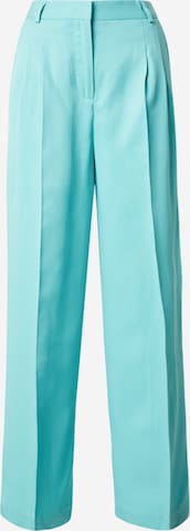Pantaloni con piega frontale di UNITED COLORS OF BENETTON in verde: frontale