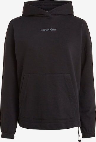 Sweat de sport Calvin Klein Sport en noir : devant