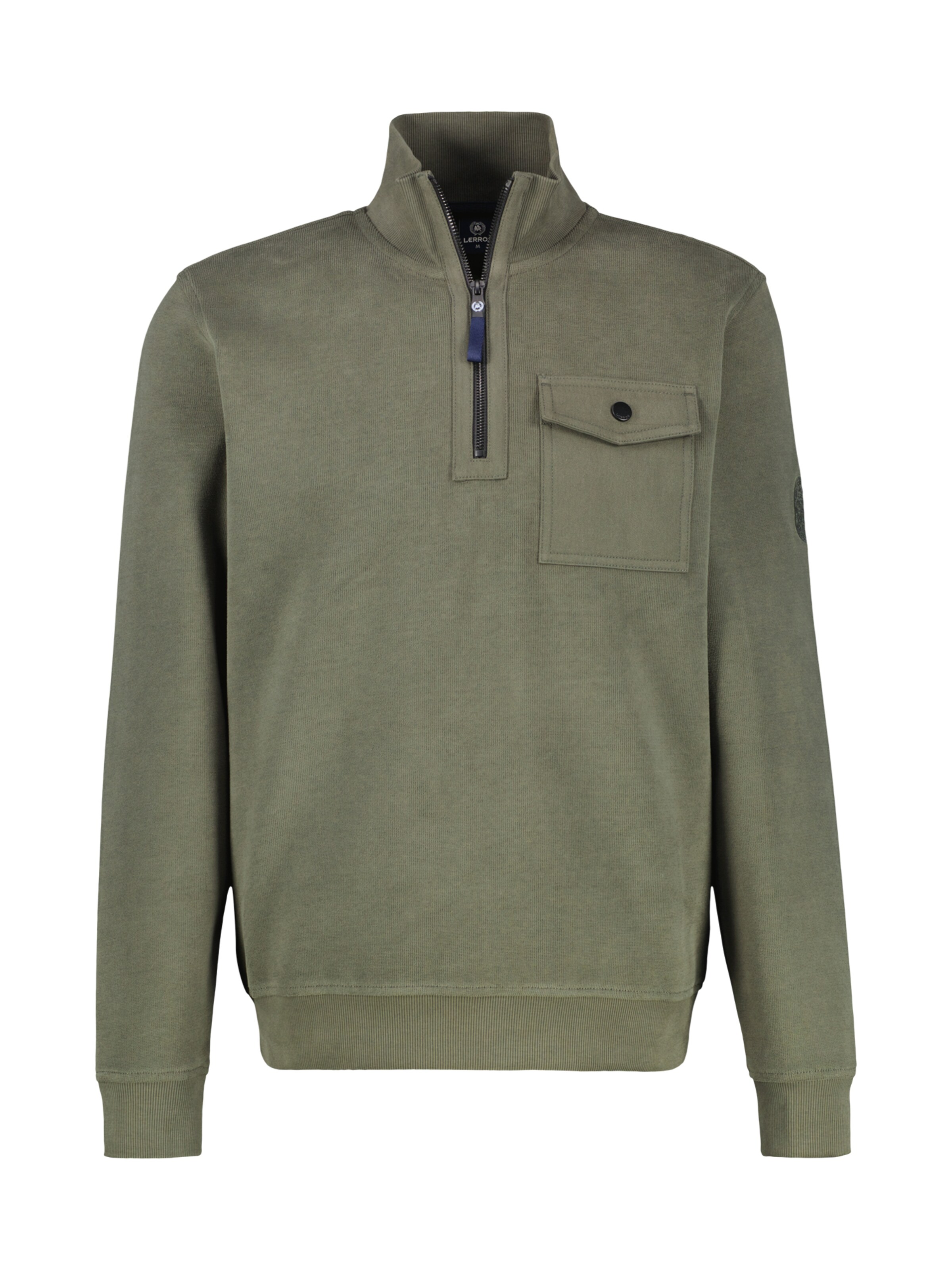 LERROS Sweatshirt in Groen: voorkant
