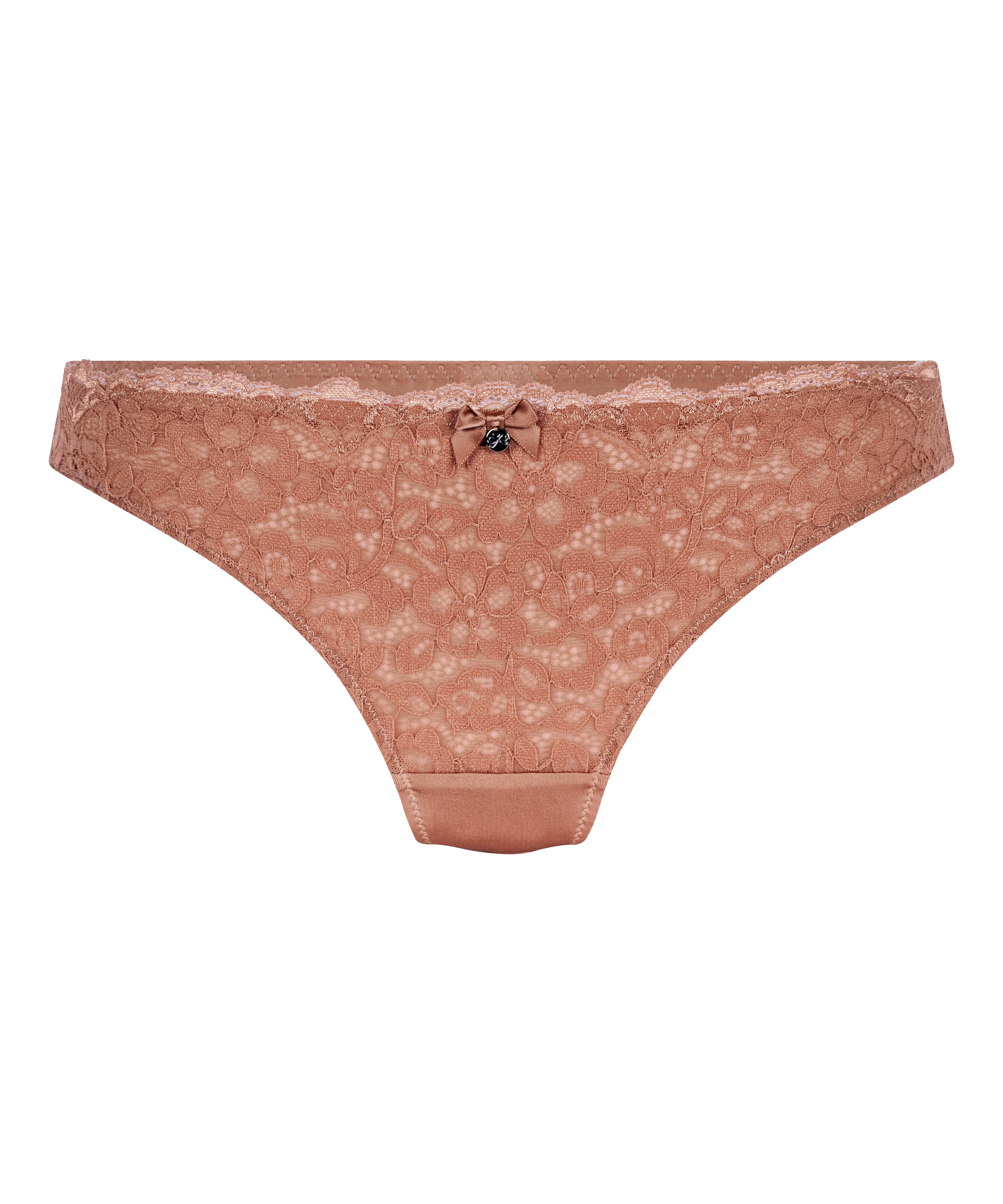 brūns Hunkemöller Stringu biksītes 'Marine': no priekšpuses