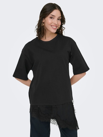Jaqueline de Yong Tricot 'Alma' in Zwart