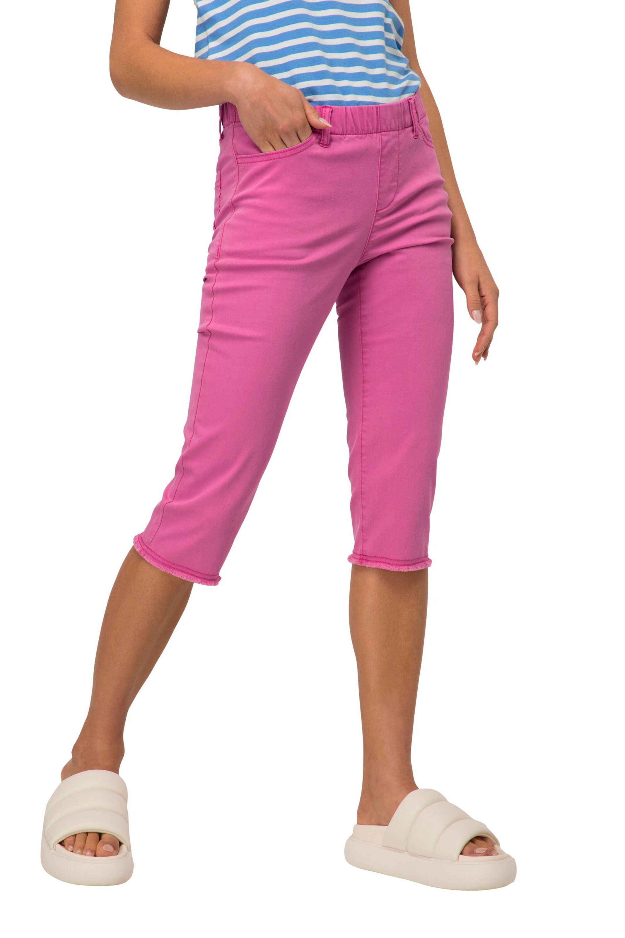 LAURASØN Skinny Pants in Pink: front