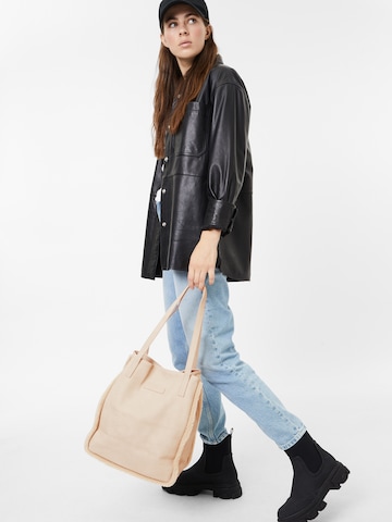 TOM TAILOR DENIM Shopper 'Arona' in Beige