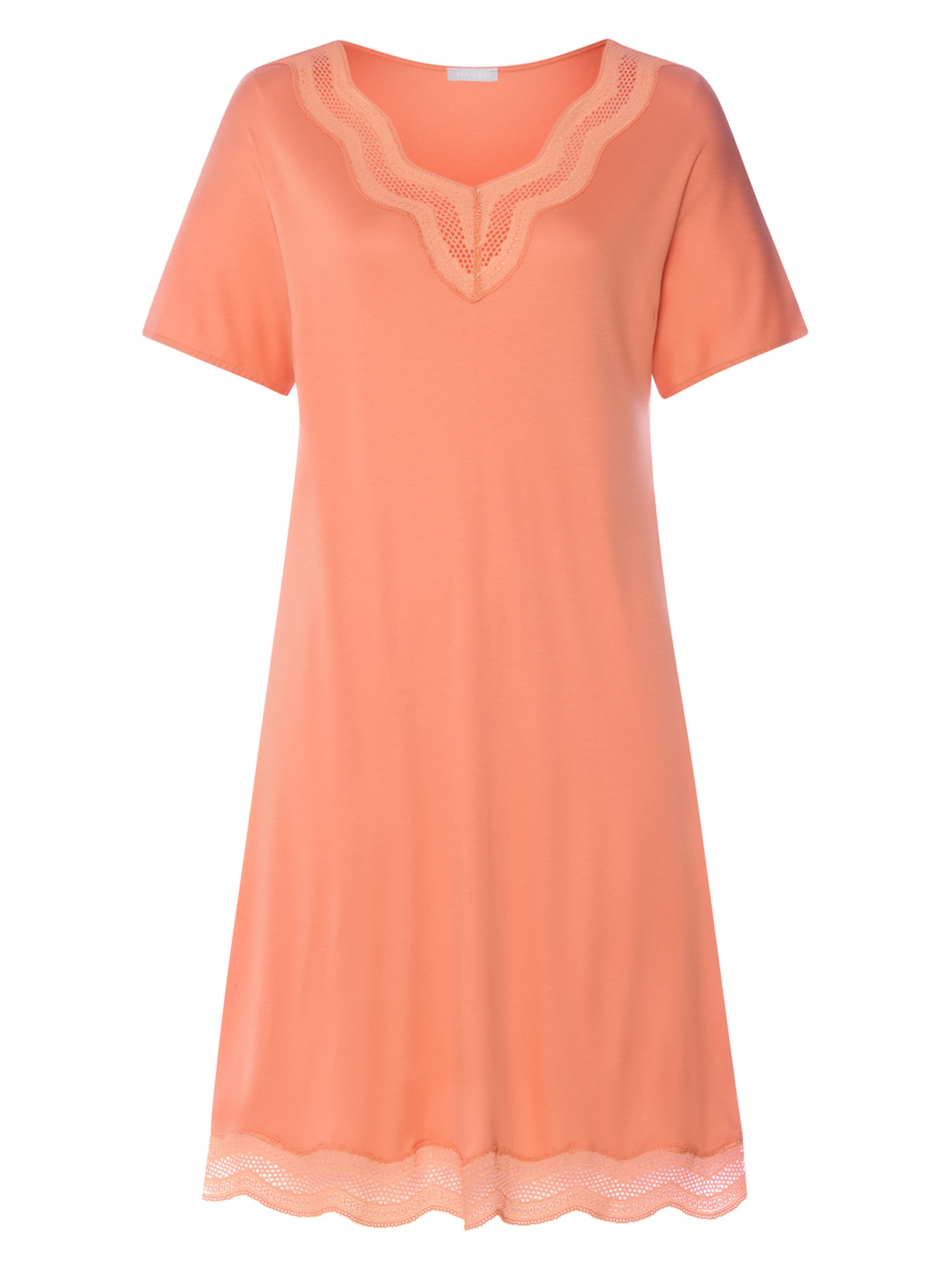 Hanro Nightgown 'Cira' in Orange: front