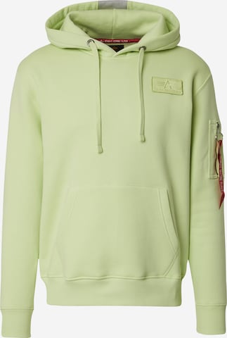 ALPHA INDUSTRIES Свитшот в Желтый: спереди