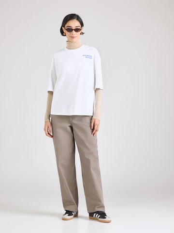 T-shirt oversize COMMA en blanc