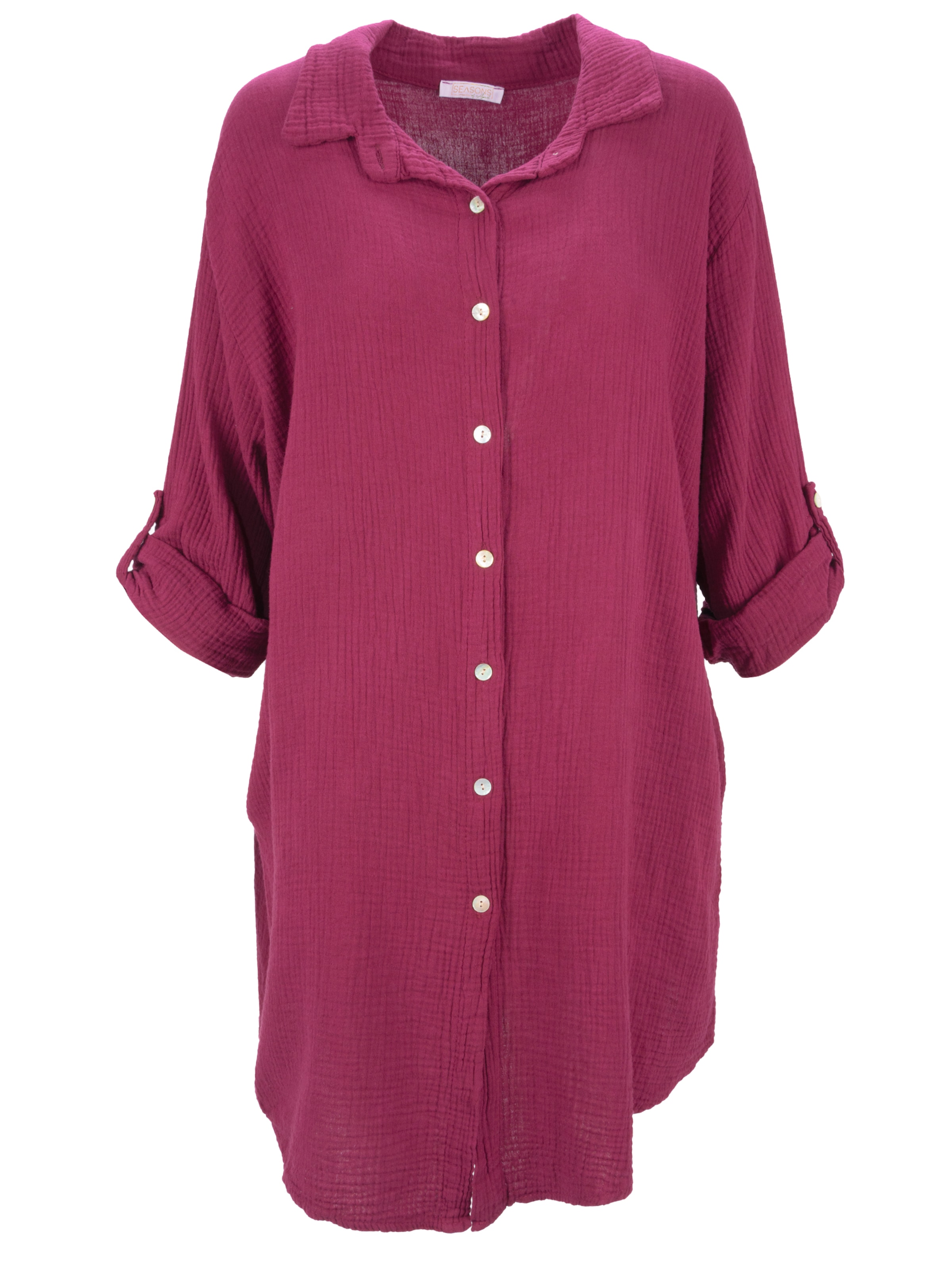 Seasons of April Bluse 'Jessy' in Rot: Vorderseite