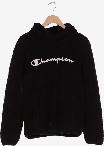 Champion Sweatshirt & Zip-Up Hoodie in L in Black: front