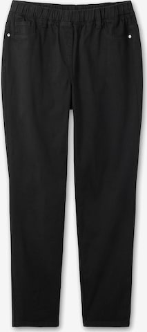 Slimfit Pantaloni di SHEEGO in nero: frontale