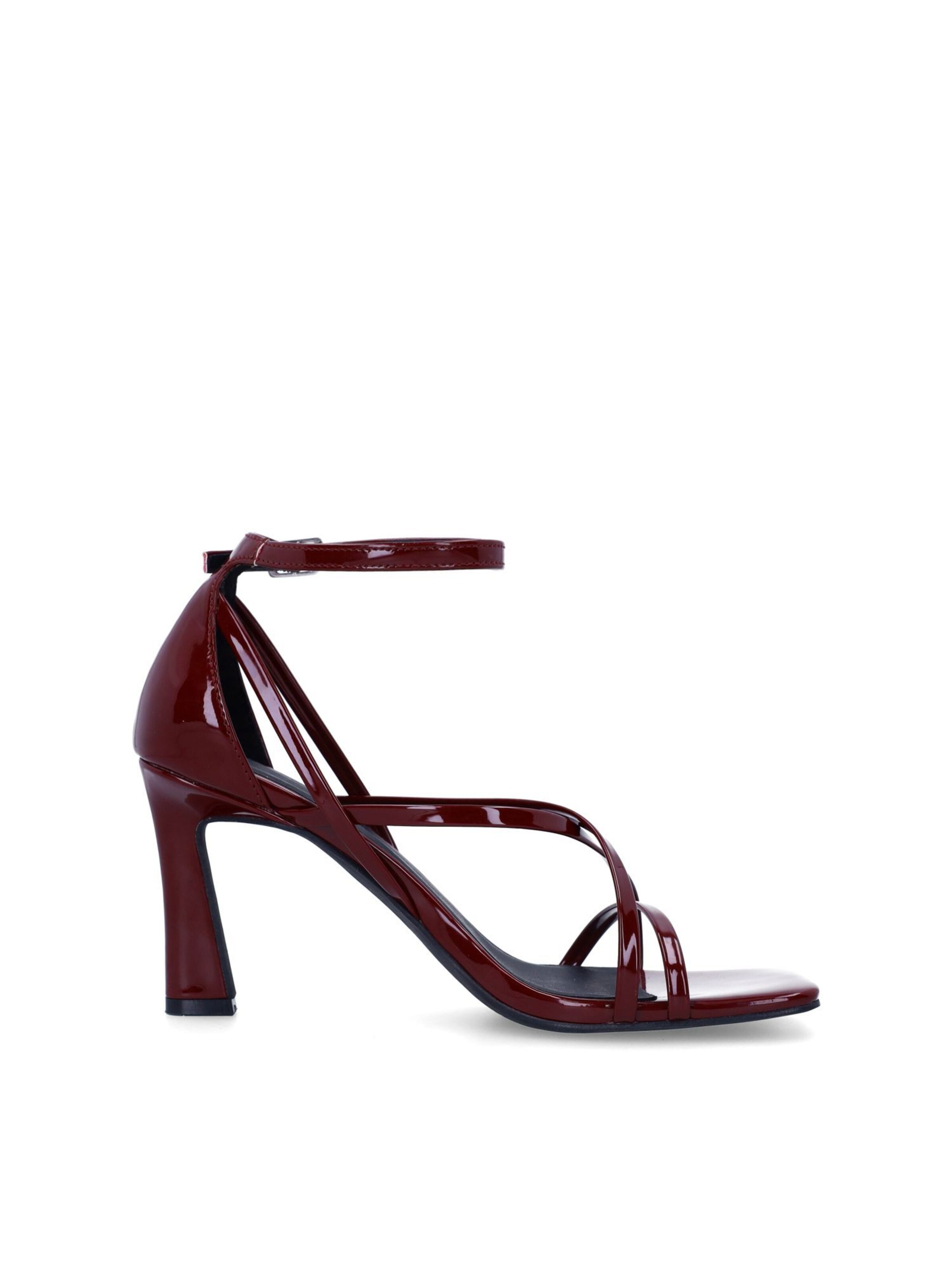 Sandales à lanières SACHA en rouge